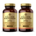 Solgar Calcium Magnesium Plus Zinc – 100 Tablets (Pack of 2) | Healthy Bones & Nerves