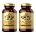 Solgar Choline 350 mg - 100 Vcaps (2-Pack) Non-GMO, Vegan, Kosher
