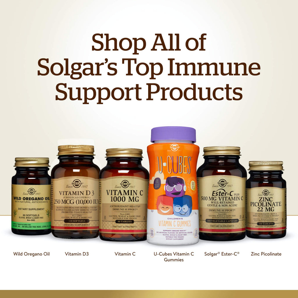 Solgar Ester-C Plus 1000 mg Vitamin C – 60 Tablets | Gentle on Stomach, Immune Support