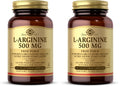 Solgar L-Arginine 500 mg - 100 Veg Capsules Pack of 2 | Nitric Oxide Stimulator, Non-GMO, Vegan, Gluten Free