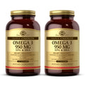 Solgar Triple Strength Omega-3 950 mg - 200 Servings (2-Pack) | Non-GMO, Gluten Free