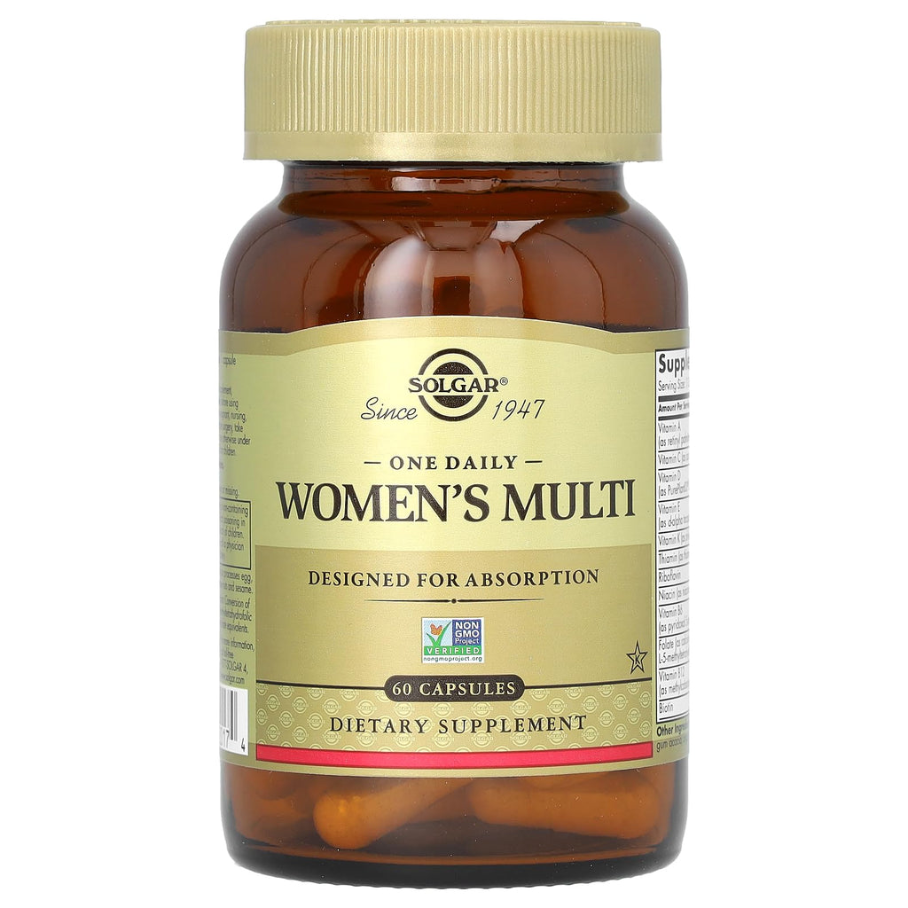 Solgar One Daily Women's Multi – Highly Absorbable Delayed-Release Multivitamin (60 Servings)
