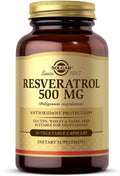 Solgar Resveratrol 500 mg – 30 Vegetable Capsules | Antioxidant Protection, Gluten Free