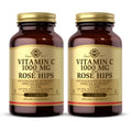 Solgar Vitamin C 1000 mg with Rose Hips – 200 Servings (Pack of 2) – Non-GMO, Vegan