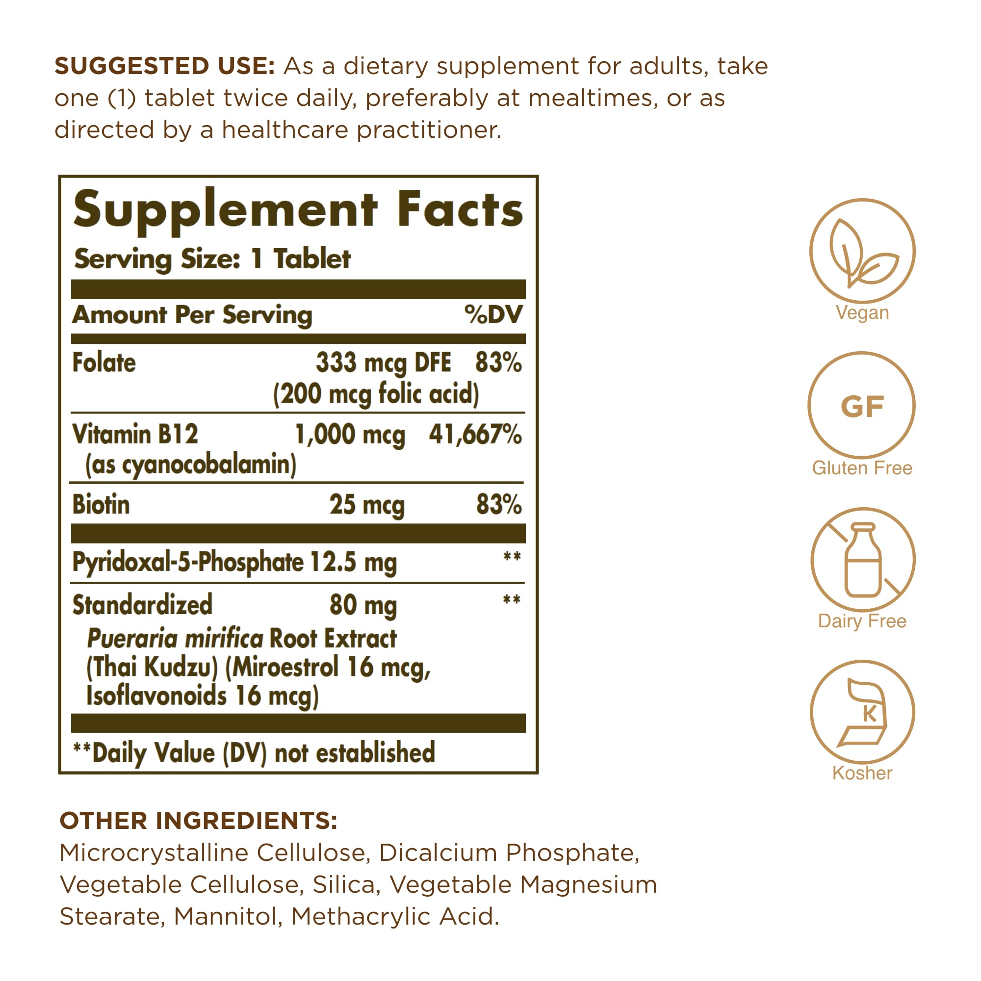 Solgar Women’s Balancing Formula – 120 Servings | Vegan, Kosher, Gluten & Dairy Free