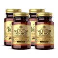 Solgar Yeast-Free Selenium 100 mcg – 4-Pack (400 Total Servings) | Gluten Free, Non-GMO, Dairy Free, Kosher