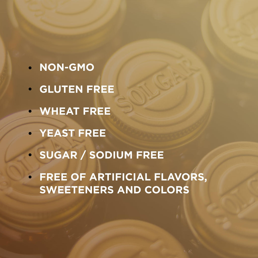 Solgar Chelated Iron - 200 Servings | Gentle on Stomach | Vegan & Non-GMO
