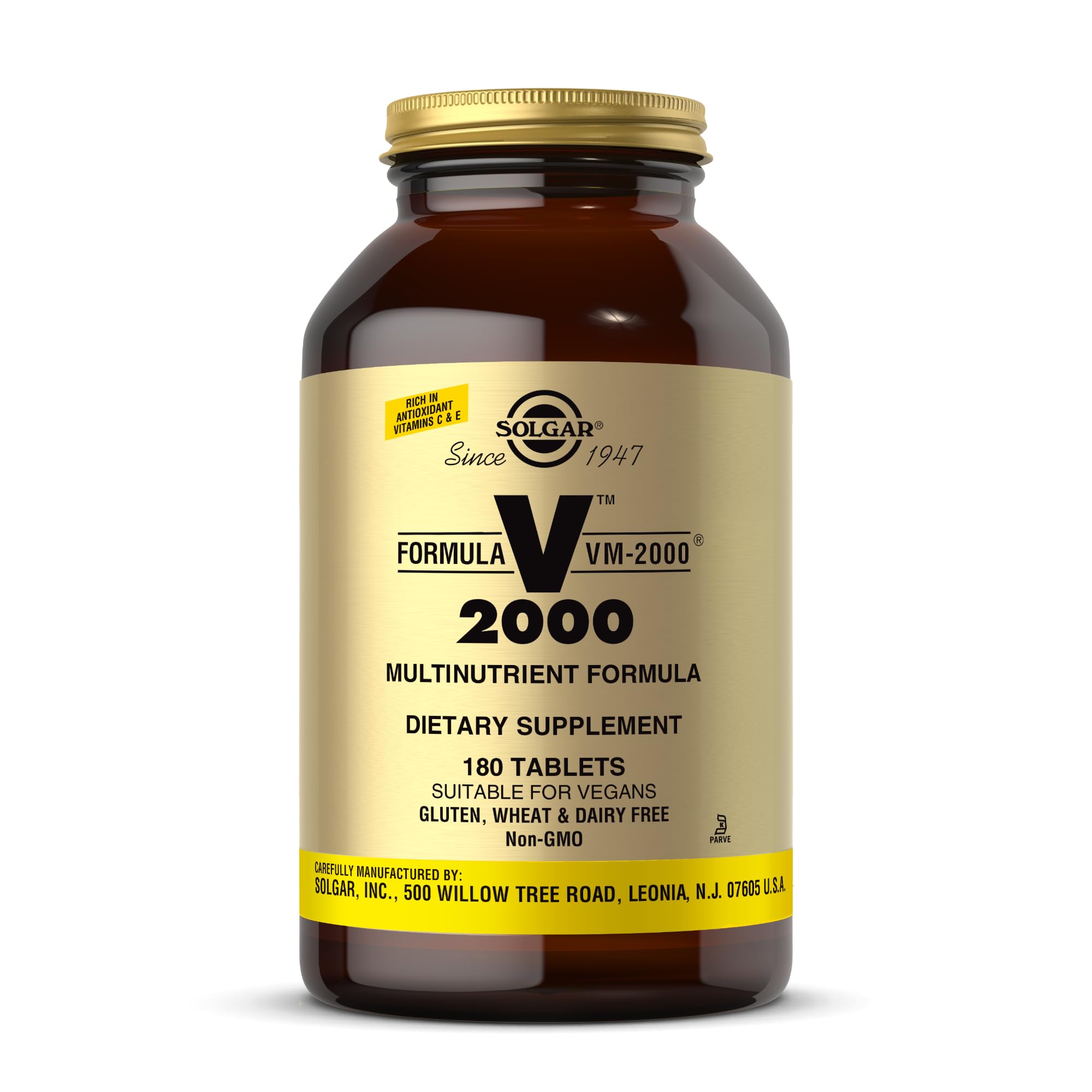 Solgar Formula VM 2000 Multinutrient System – 180 Count