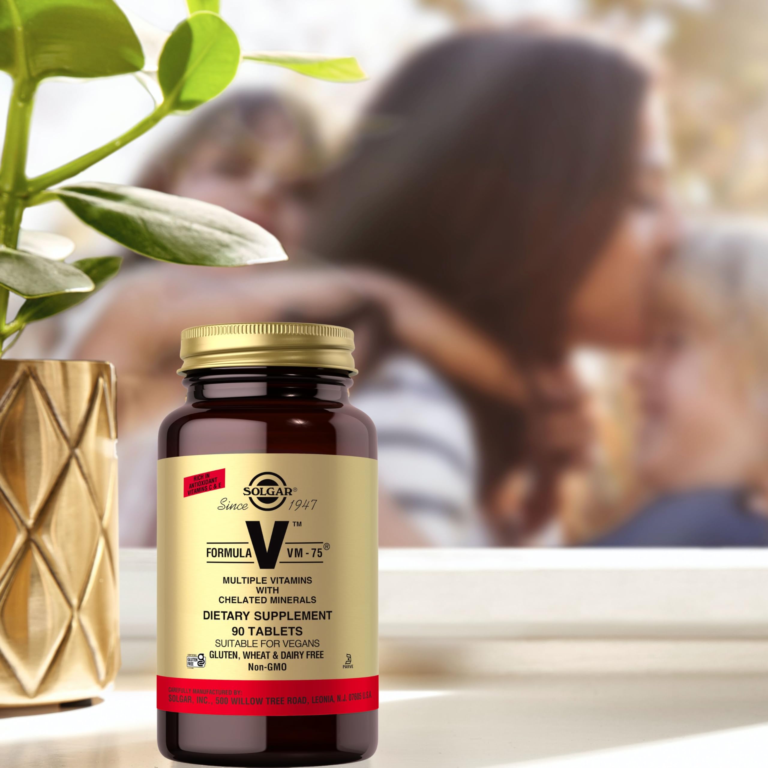 Solgar Formula VM-75, 90 Tablets – Multivitamin with Chelated Minerals | Vegan, Gluten Free, Dairy Free
