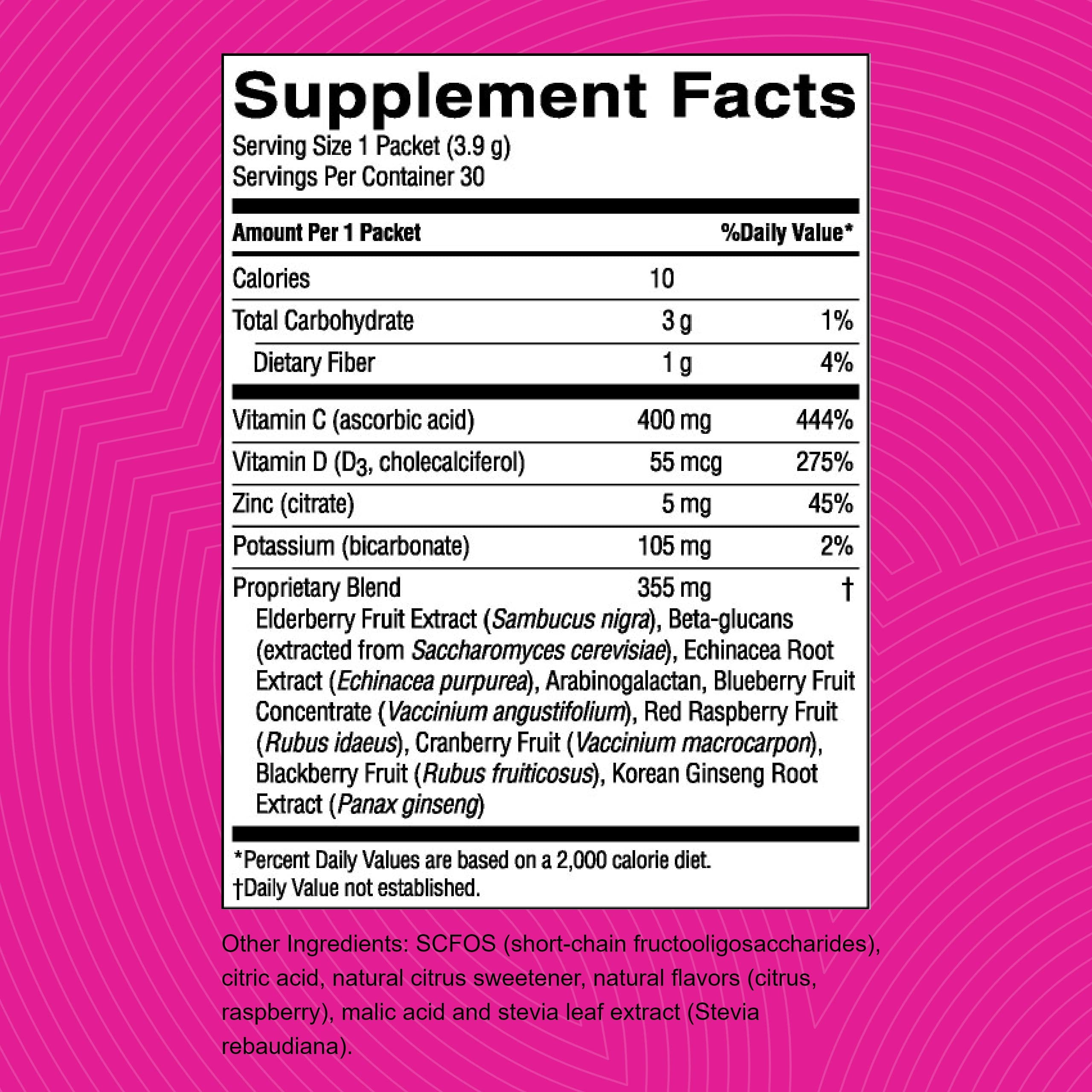 Nature's Sunshine Solstic Immune, 30 Packs | Immune Support with Antioxidant Vitamins & Berries
