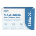SOLWST Optix Clear Guard Anti-Fog Lens Wipes – 100 Pre-Moistened, Individually Wrapped