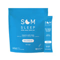 Som Sleep Calm Sleep Nighttime Powder Drink Mix — Berry, Melatonin 3mg, Magnesium, L-Theanine & GABA | Vegan, Zero Sugar, 30-Pack