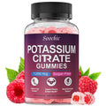 Soochic Potassium Citrate Gummies - 1200mg Potassium Chewables (60 Count) - Vegan, Gluten Free, Sugar Free - Raspberry