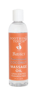 Soothing Touch Basics Fractionated Coconut Massage Oil - Unscented, 8 oz