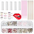 Sosation 377 Pcs 4 Shapes Tooth Gem Kit – DIY Crystal Tooth Gems for Shiny Teeth
