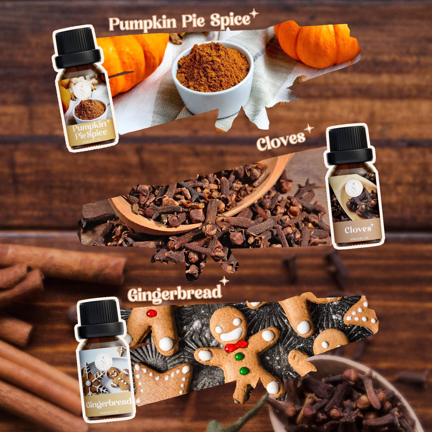 Soulorigin Autumn Spice Essential Oils Set – Cozy Fall Scents for Diffuser & Candle Making