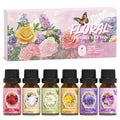 Soulorigin Floral Essential Oils Set – Rose, Gardenia, Jasmine, Honeysuckle, Violet & Lilac