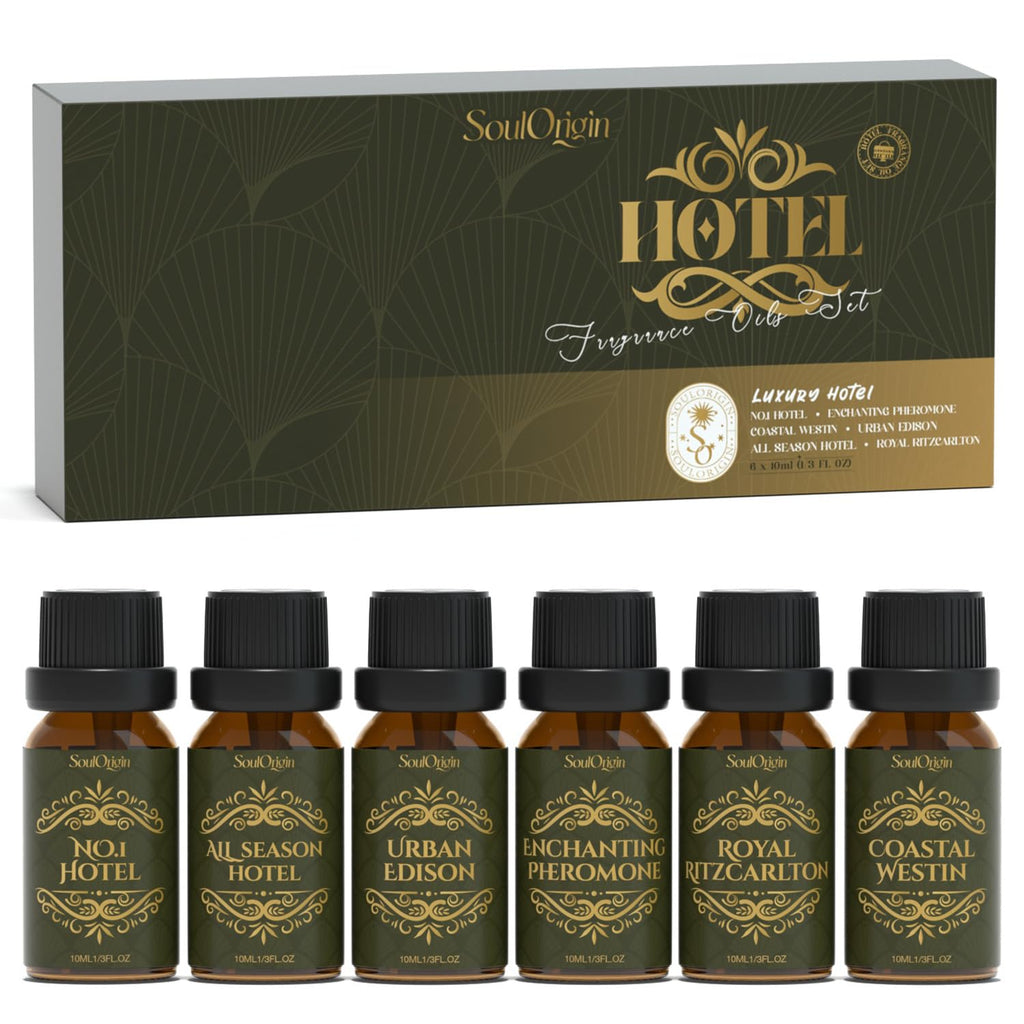 Soulorigin Hotel Diffuser Oils Gift Set - Luxury Fragrance Oils