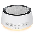 SoundMe Sound Machine — White Noise with 30 Sounds, 12-Color Night Light, 32 Volume Levels for Sleep, Office, Travel