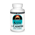 Source Naturals Acetyl L-Carnitine 500mg, 60 Tablets – Supports Memory, Focus & Muscle Energy