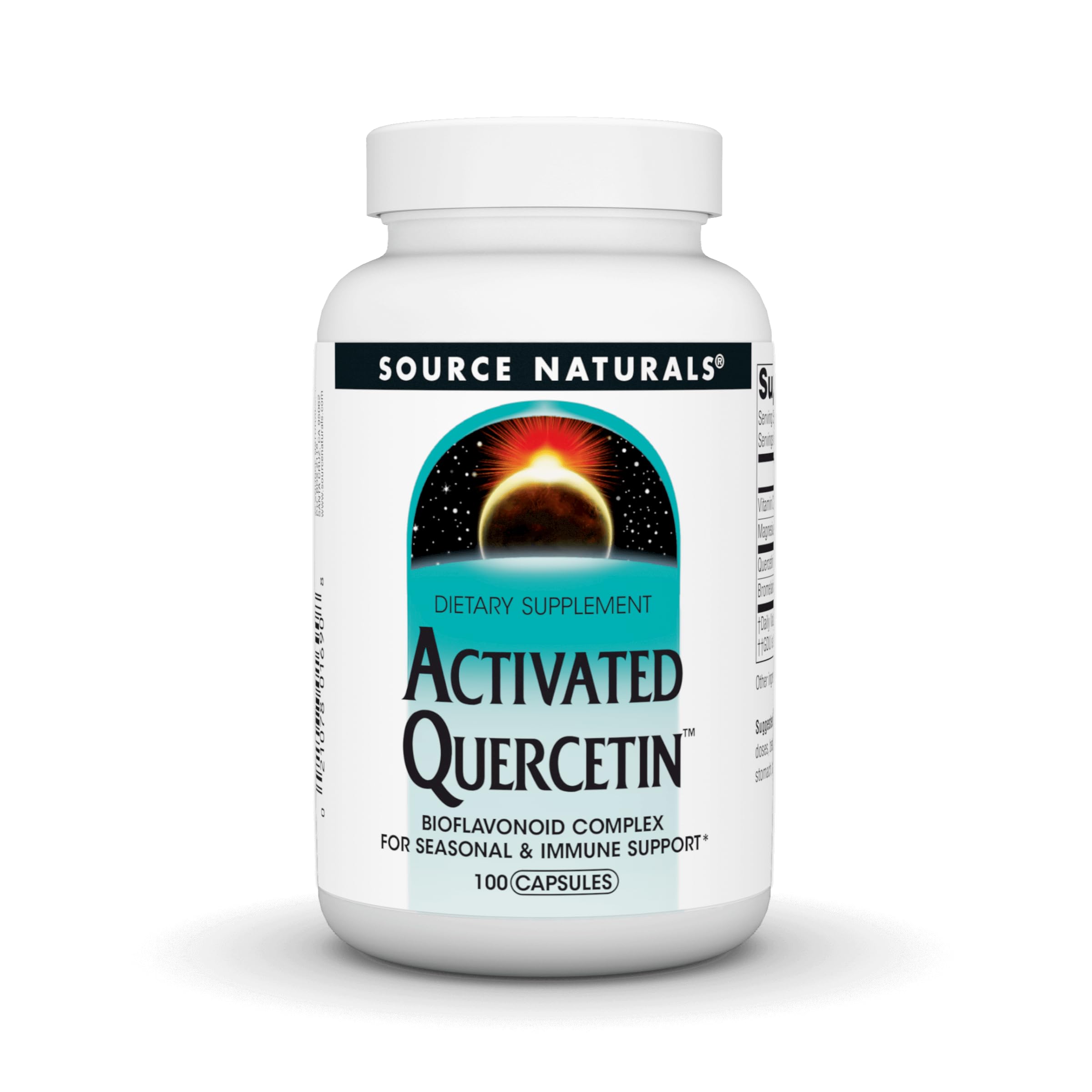 Source Naturals Activated Quercetin + Bioflavonoid Complex – Immune Support (100 Capsules)