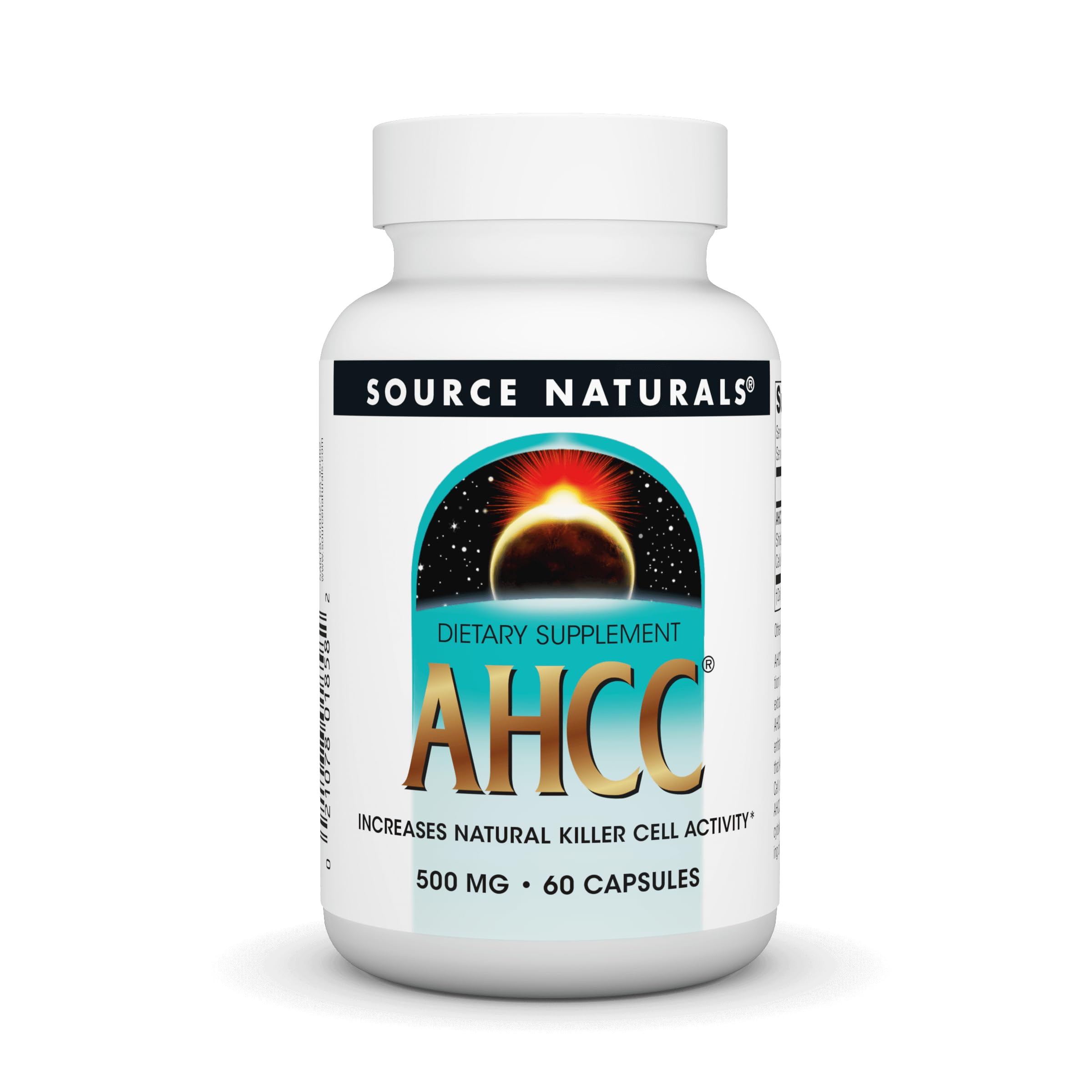 Source Naturals AHCC 500mg – 60 Capsules | Natural Killer Cell Support