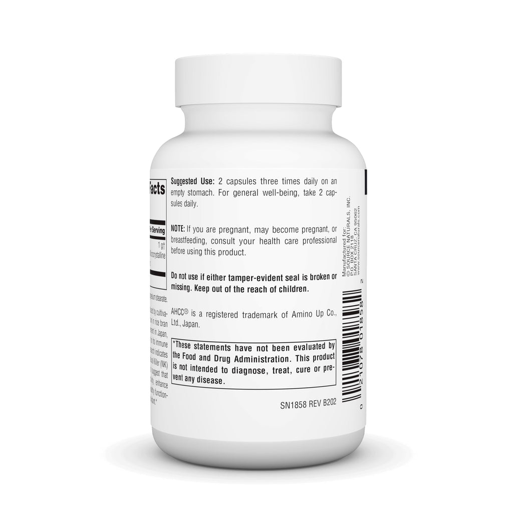 Source Naturals AHCC 500mg – 60 Capsules | Natural Killer Cell Support