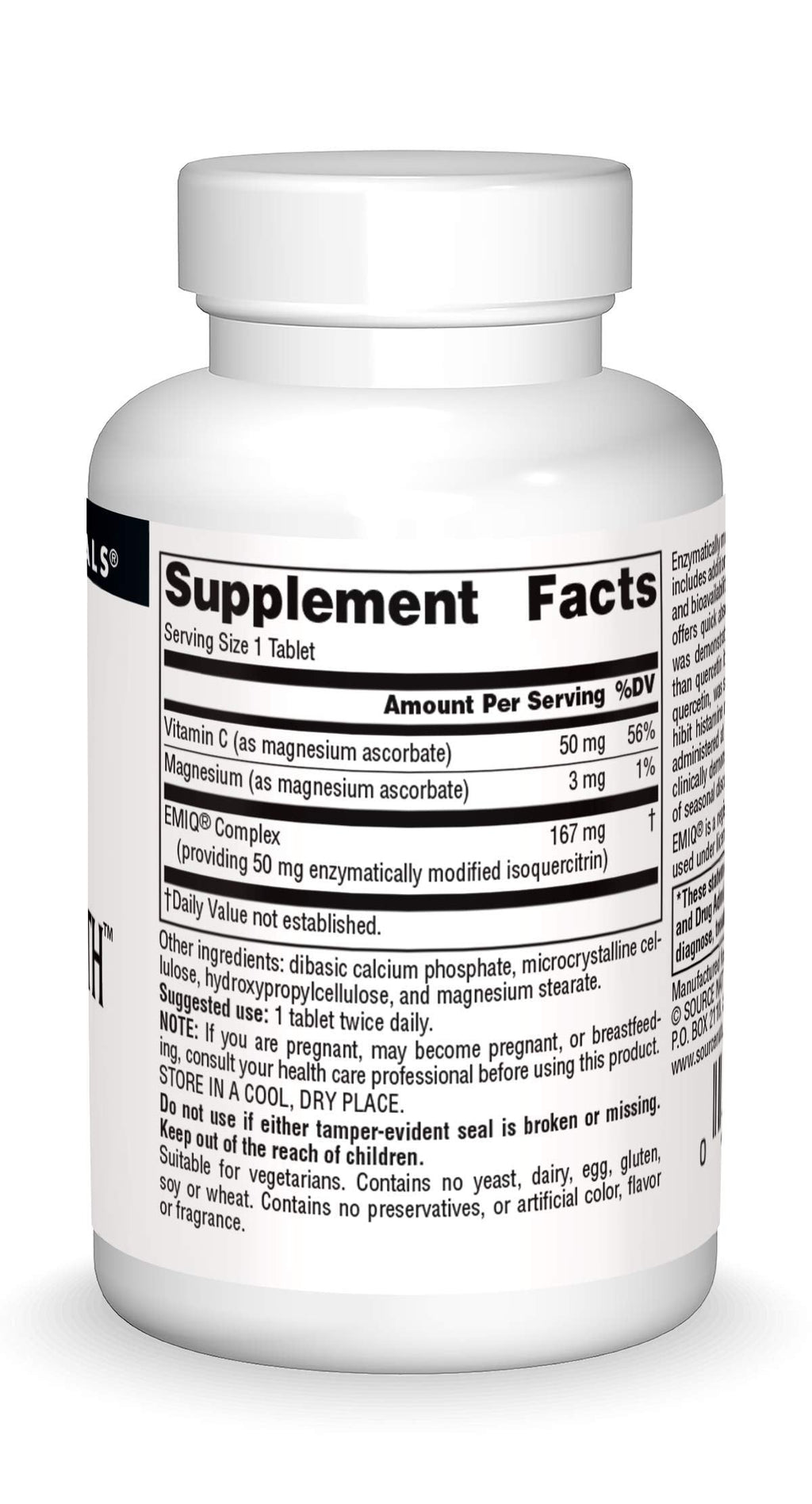 Source Naturals AllerStrength Fast-Acting Seasonal Immune Support - 60 Tablets