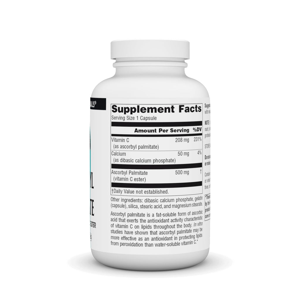 Source Naturals Ascorbyl Palmitate 500mg - Fat-Soluble Vitamin C Ester (180 capsules)