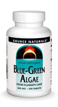 Source Naturals Blue Green Algae from Klamath Lake – Algae Superfood, 500 mg, 200 Tablets
