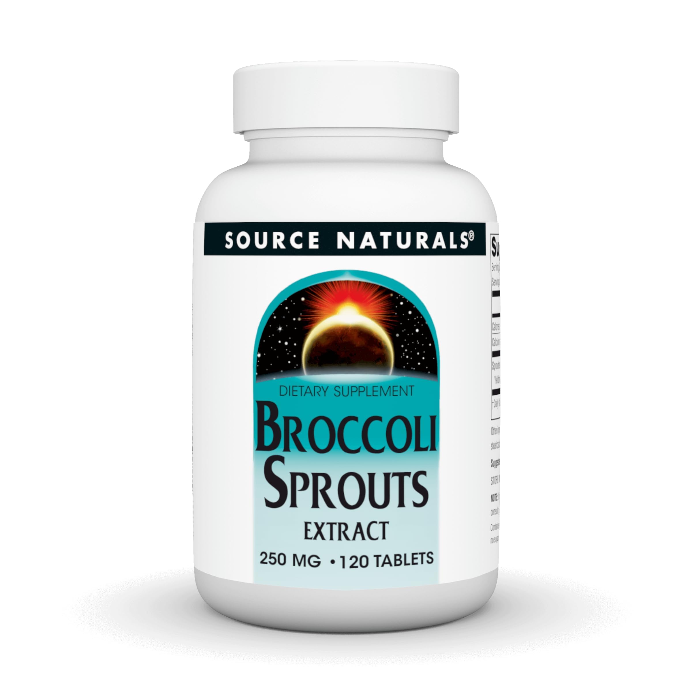 Source Naturals Broccoli Sprouts Extract 250 mg – 120 Tablets (50x Isothiocyanates)