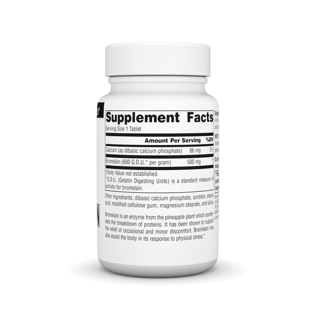 Source Naturals Bromelain 500mg Proteolytic Enzyme Supplement - 60 Tablets