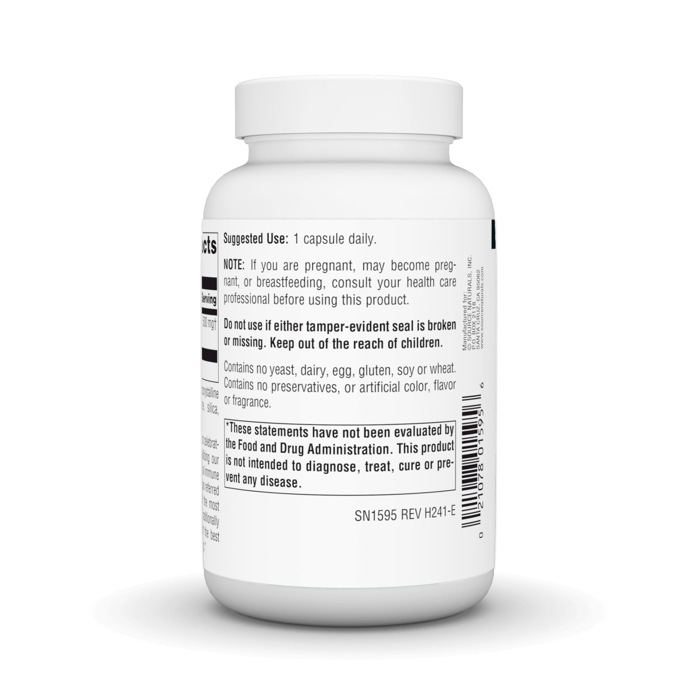 Source Naturals Echinacea Root Extract 500mg - 100 Capsules | Immune Support