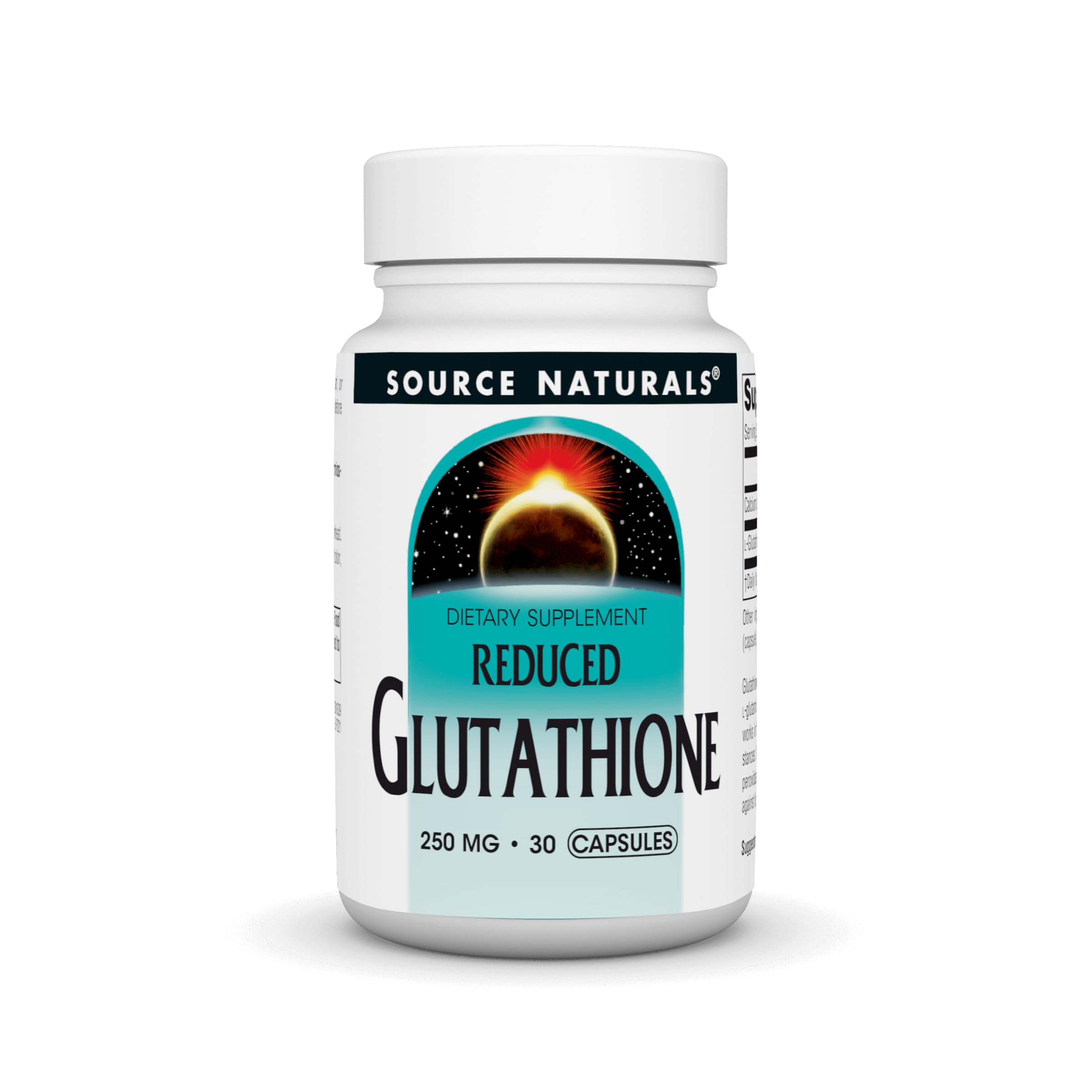 Source Naturals Glutathione - 250mg Liver Support - 30 Capsules