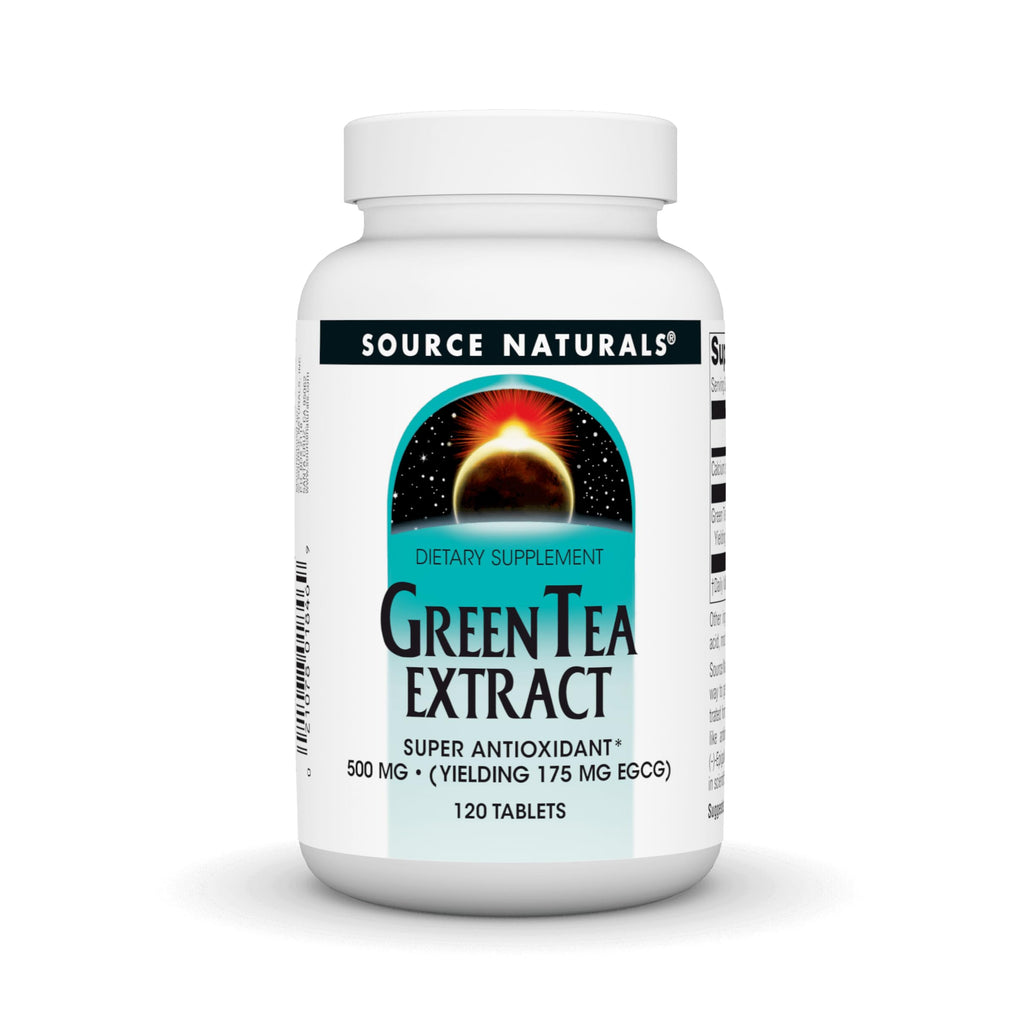 Source Naturals Green Tea Extract - 500 mg (175 mg EGCG) - 120 Tablets