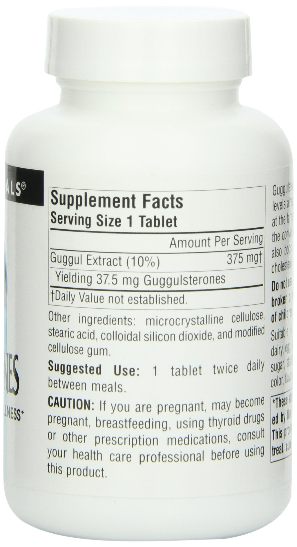 Source Naturals Guggulsterones 37.5 mg – 120 Tablets | Heart & Artery Support