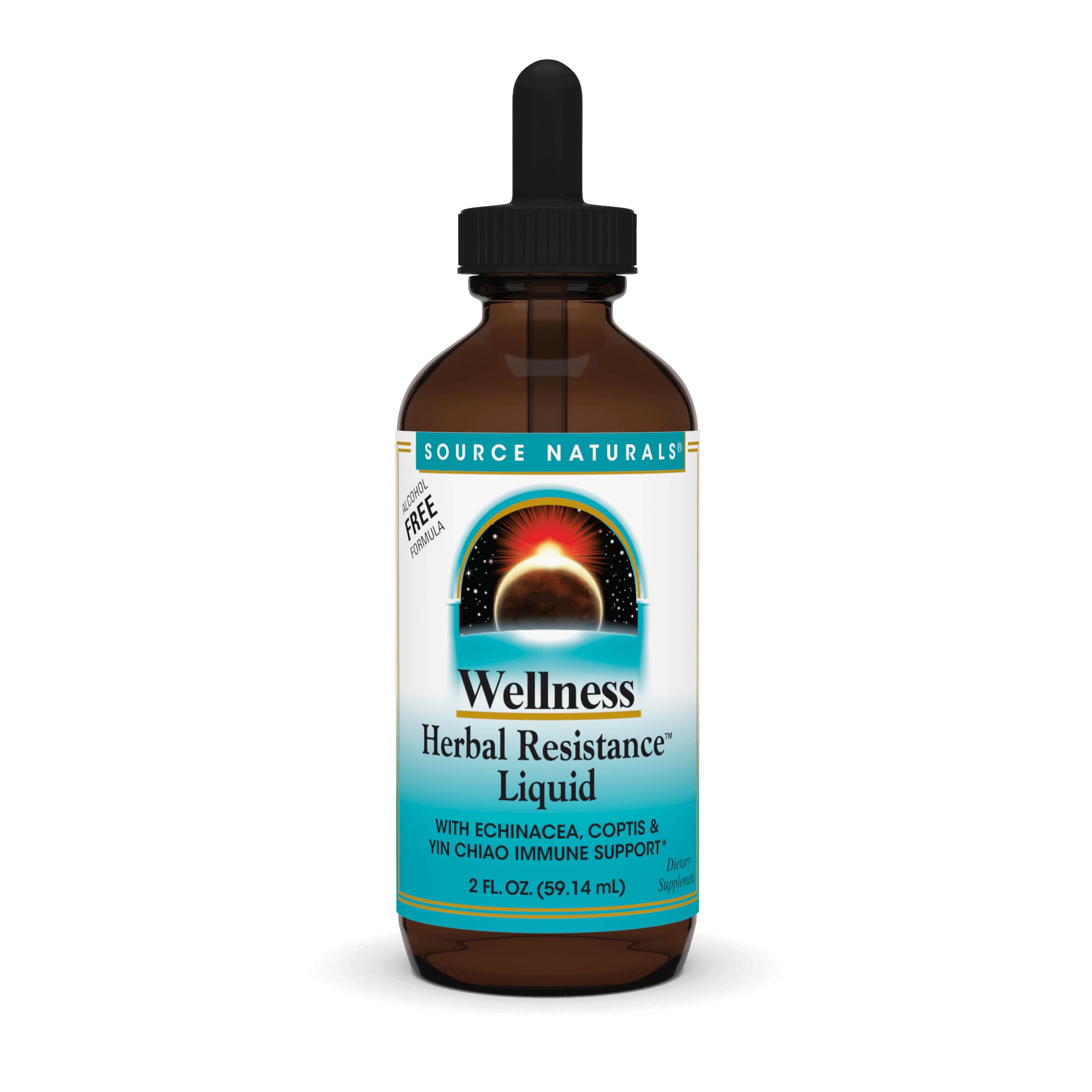 Source Naturals Herbal Resistance Liquid – Immune Support* – Alcohol Free (2 oz)
