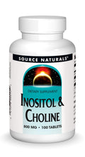 Source Naturals Inositol & Choline 800 mg - 100 Tablets | Nerve Support