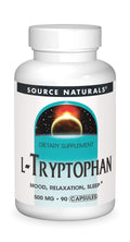 Source Naturals L-Tryptophan 500 mg, 90 Caps – Sleep, Mood & Metabolism Support