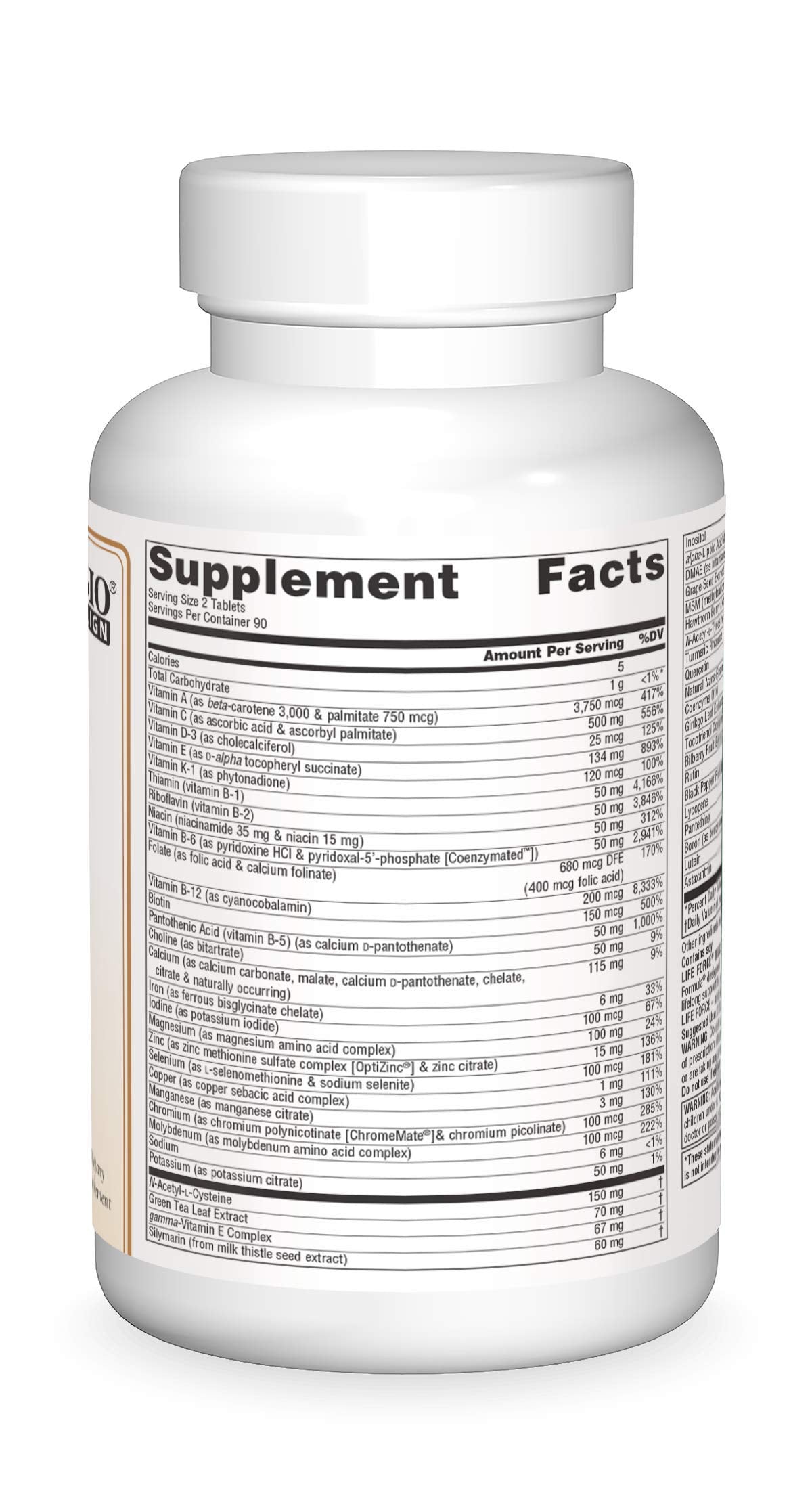 Source Naturals Life Force Multi, Energy Activator - 180 Tablets