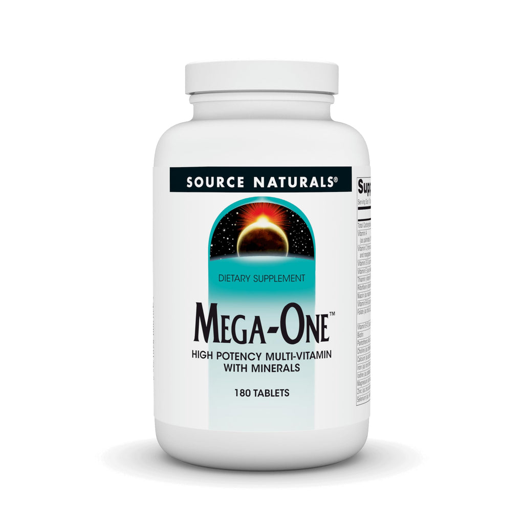 Source Naturals Mega-One Multi-Vitamin with Minerals - 180 Tablets