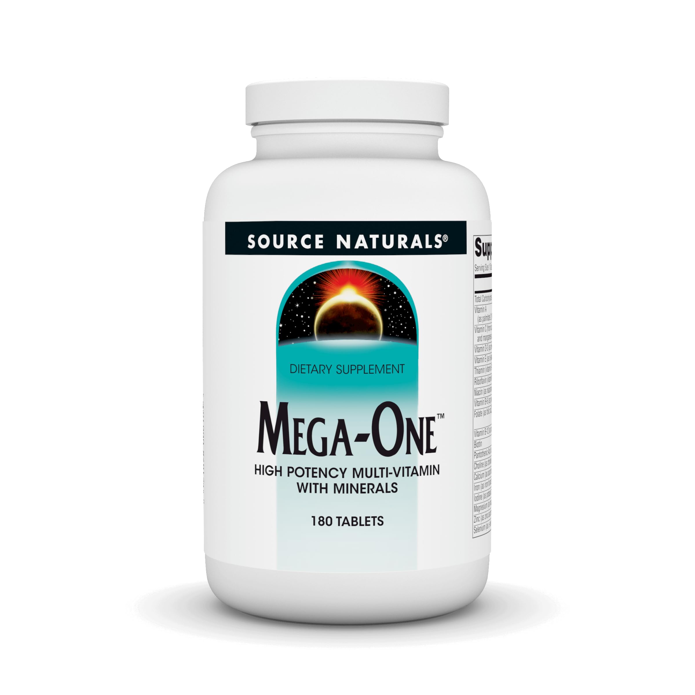 Source Naturals Mega-One Multi-Vitamin with Minerals - 180 Tablets