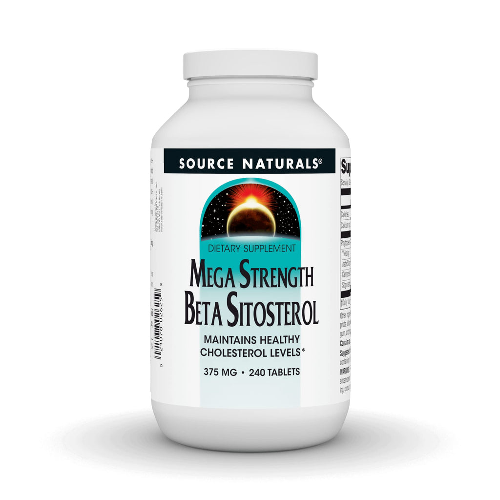 Source Naturals Mega Strength Beta Sitosterol 375mg - 240 Tablets