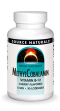Source Naturals Methylcobalamin B-12 Cherry Flavored 5 mg - 30 Lozenges