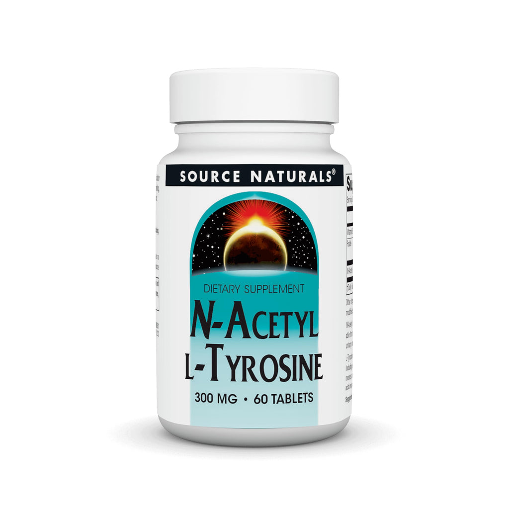Source Naturals N-Acetyl L-Tyrosine 300 mg - 60 Tablets