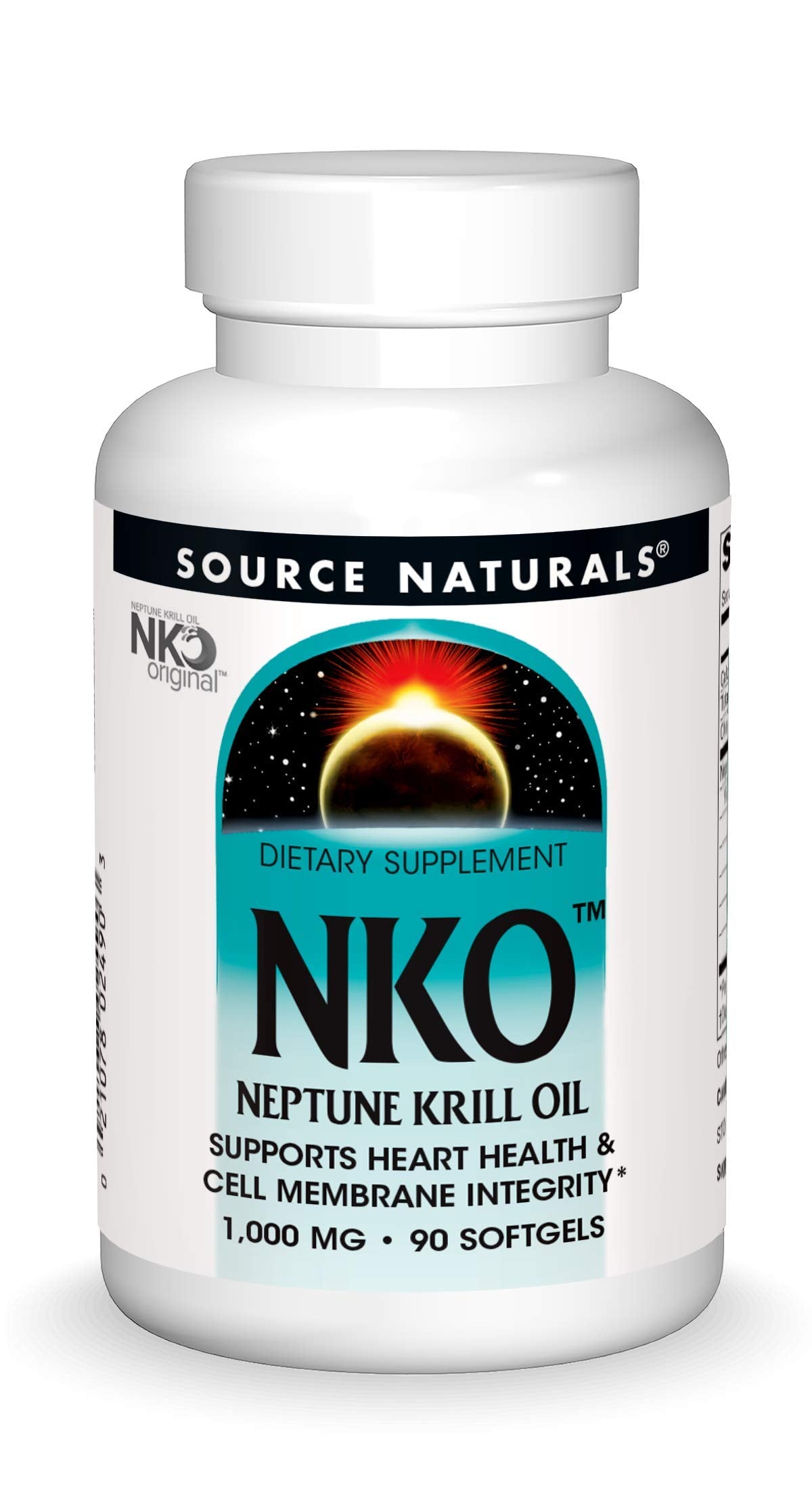 Source Naturals NKO Neptune Krill Oil 1000 mg – Heart Health, 90 Softgels