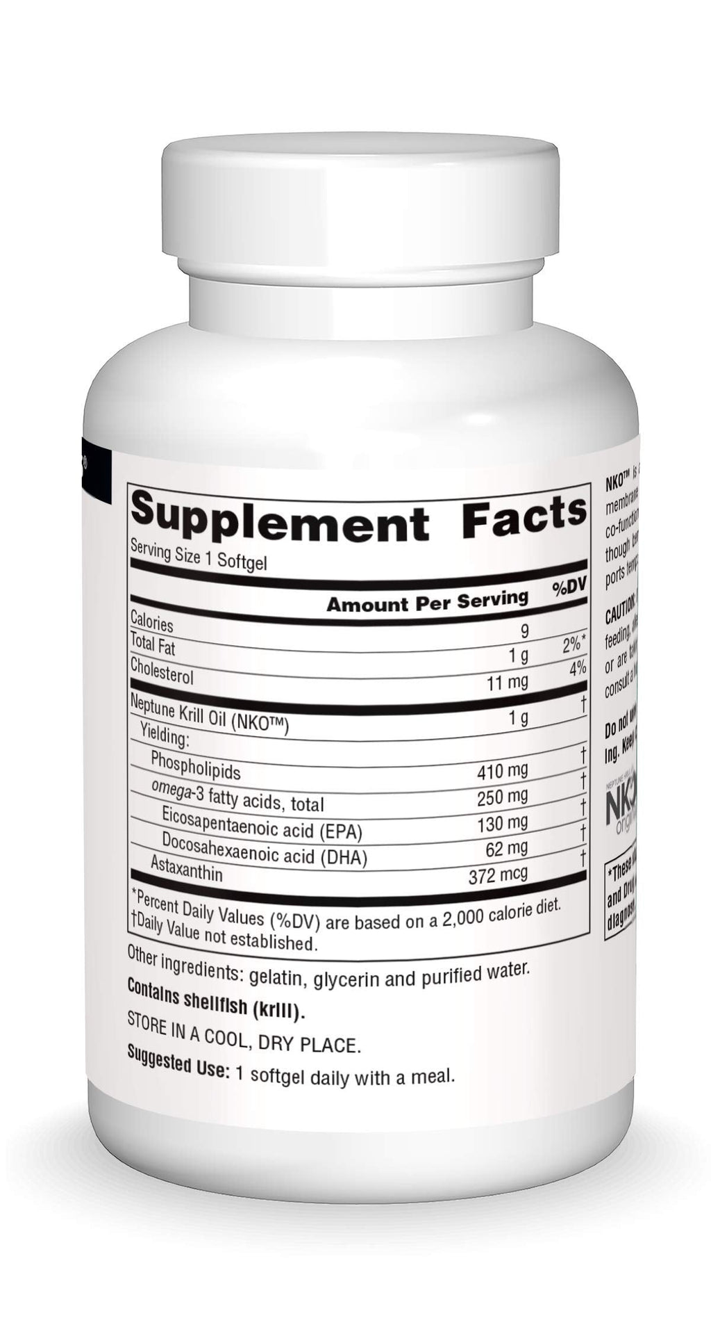 Source Naturals NKO Neptune Krill Oil 1000 mg – Heart Health, 90 Softgels