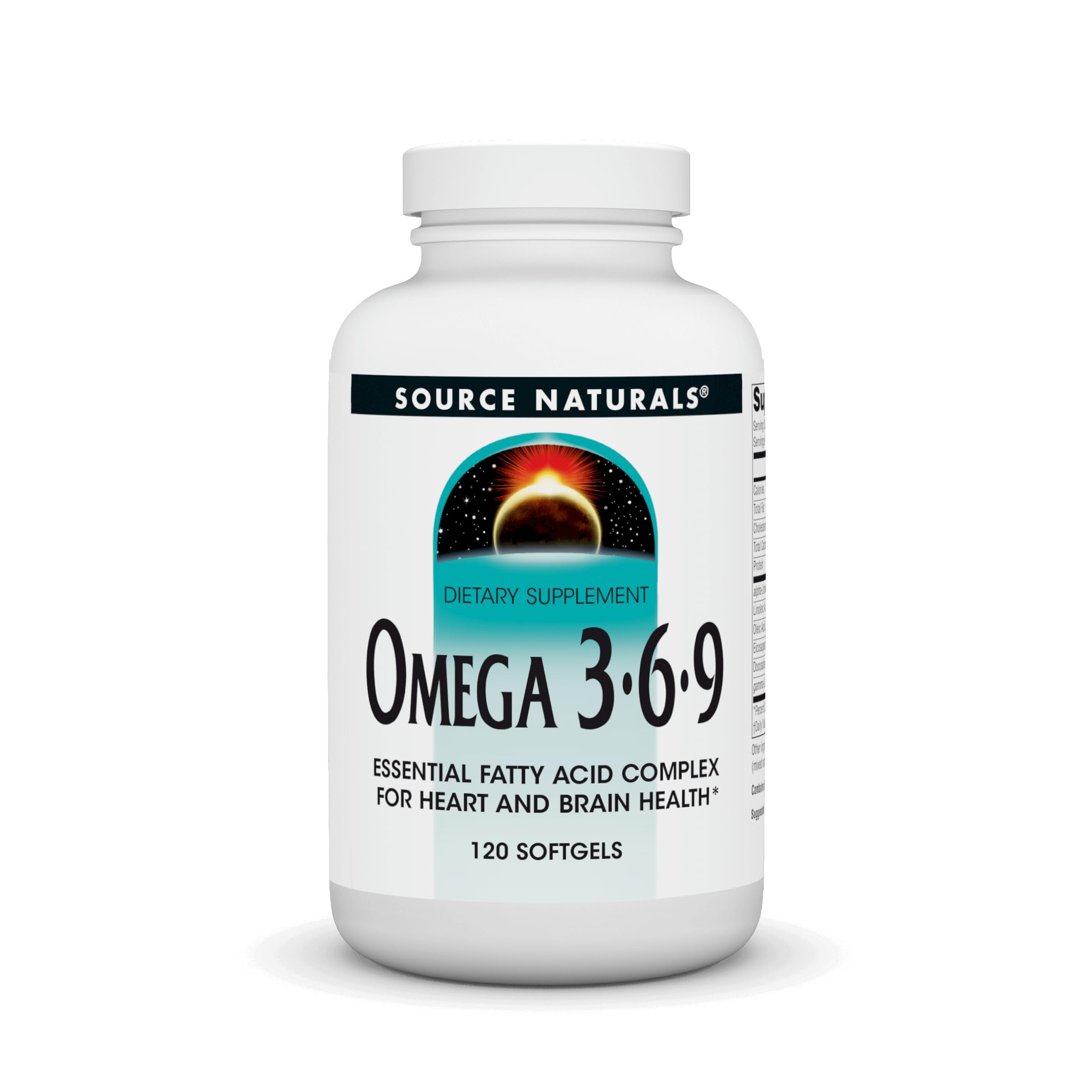 Source Naturals Omega 3-6-9 – Essential Fatty Acid Complex, 120 Softgels