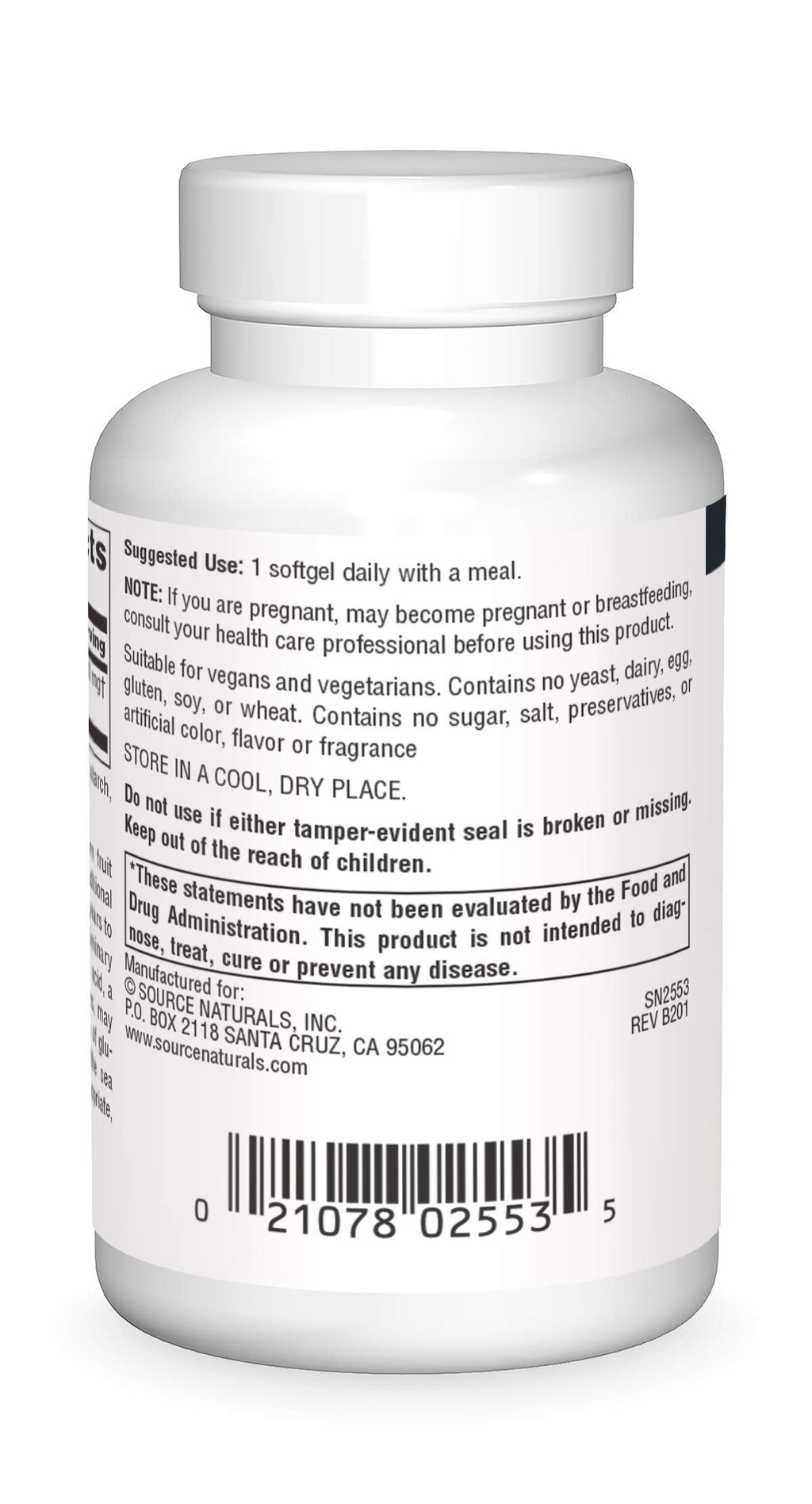 Source Naturals Omega-7 Sea Buckthorn Oil – Vegan, Non-GMO Softgels (30)