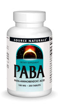 Source Naturals PABA 100 mg Dietary Supplement – 250 Tablets